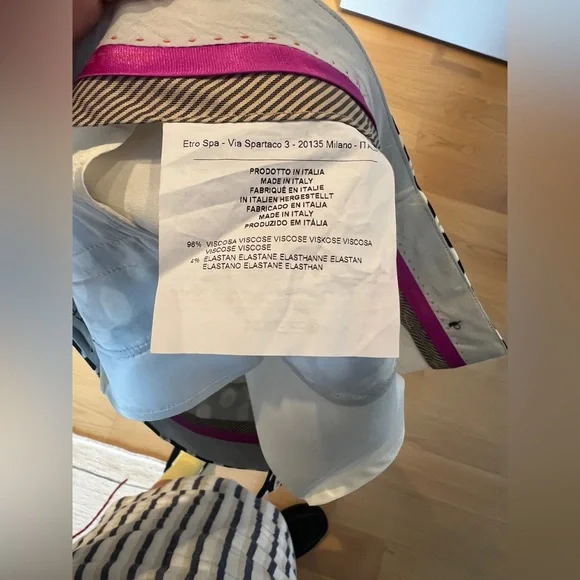 Etro Vibrant Multicolour Trousers - Picture 5 of 6